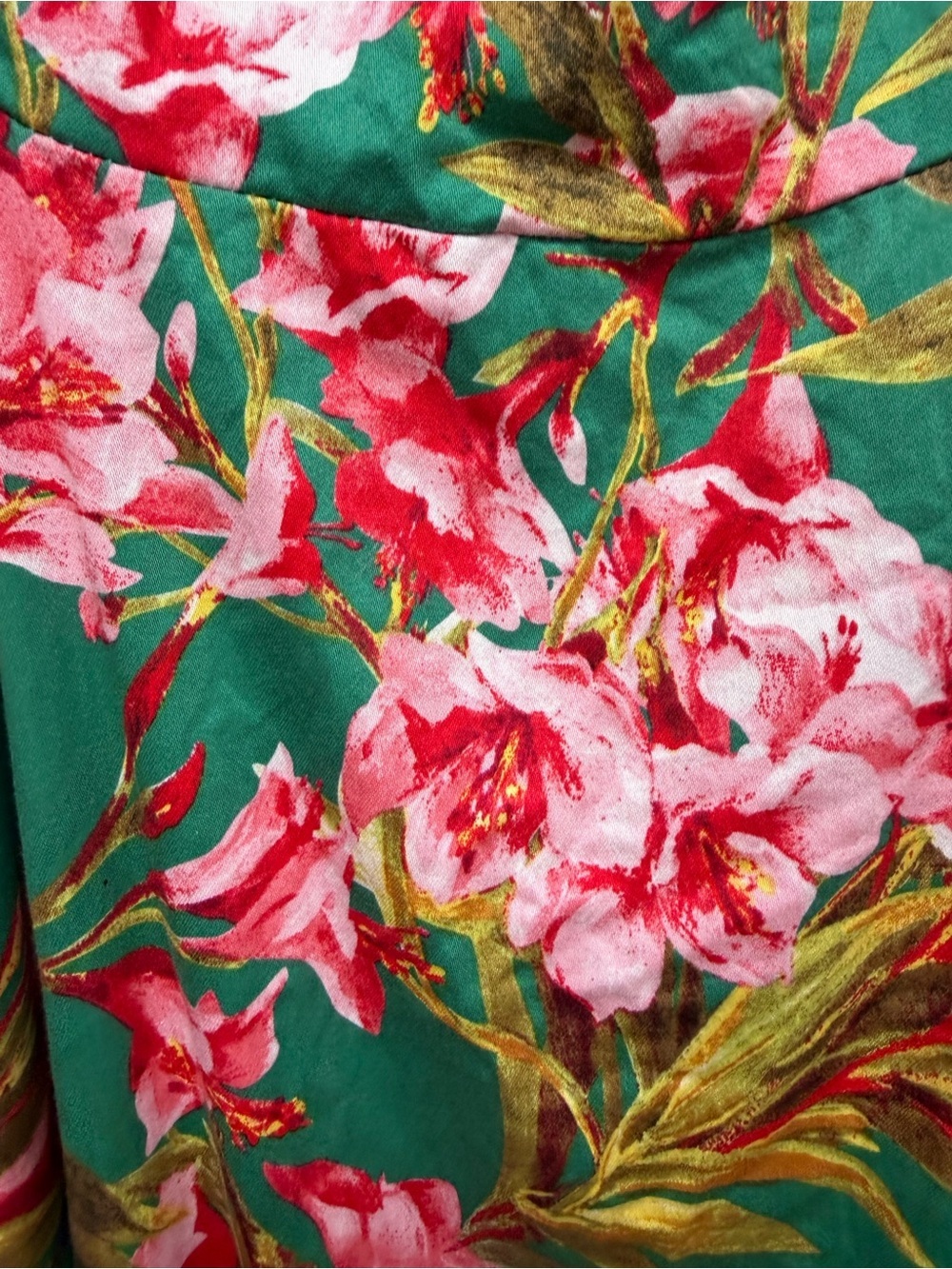 Hearts & Roses Pinup Rockabilly Floral Midi Dress 14 - Picture 3 of 6